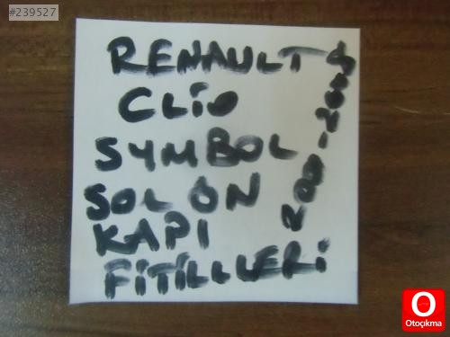 RENAULT CLİO SYMBOL SOL ÖN KAPI LASTİĞİ , KAPI FİTİLİ