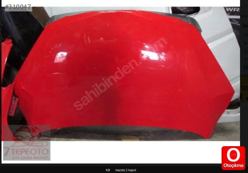 mazda çıkma yedek parça mazda 2 kaput