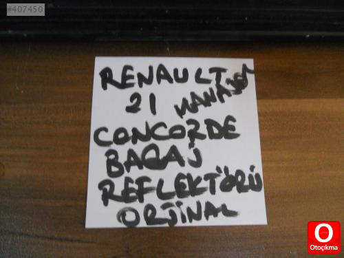 RENAULT 21 STOP LAMBASI , RENAULT 21 REFLEKTÖR ORJİNAL