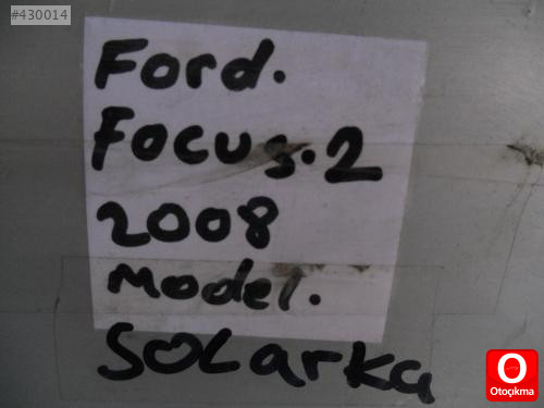 FORD FOCUS 2 SOL ARKA KAPI 2005-2009 MODEL ORJİNAL ÇIKMA