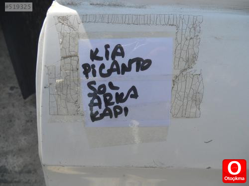 KİA PİCANTO SOL ARKA KAPI ORJİNAL ÇIKMA