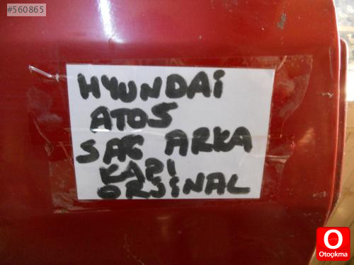 HYUNDAİ ATOS SAĞ ARKA KAPI ORJİNAL HATASIZ DOLU