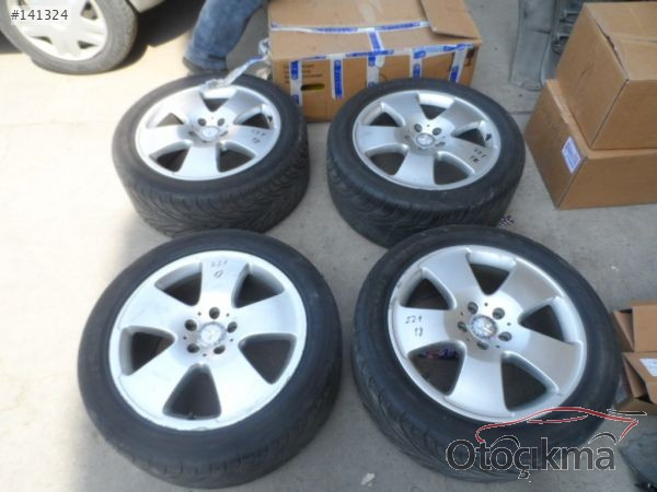 W221 S SERİSİ 18 İNÇ TAKIM JANT MERCEDES ORJİNAL ÇIKMA PARÇA