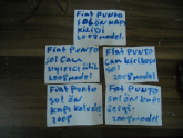 FİAT PUNTO SOL ÖN KAPI GERGİSİ ORJİNAL ÇIKMA