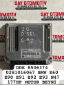 DDE 8506374 0281016067 BMW E60 E90 E91 E92 E93 N47 MOTOR BEYNİ