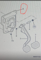 Citroen Saxo fren pedal destek sacı 451631