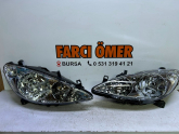 PEUGEOT 307 01- SAĞ-SOL TAKIM ÖN FAR SIFIR SİSLİ