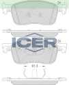 ICER FREN BALATA ON CITROEN JUMPY 1.6 BlueHDI 2016-/PEUGEOT EXPER