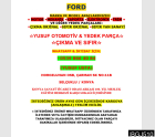 Oto Çıkma Parça / Ford / Focus / Kaporta & Karoser / Bagaj Kapağı / Çıkma Parça 