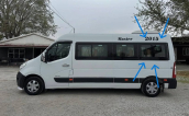 RENAULT MASTER ARGEN DİZAYN SOL 3. YAN CAM ÇERÇEVELİ 108X69