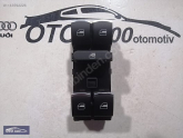 5K4959855 GOLF5-GOLF6-LEON-TİGUAN-TOURAN DÖRTLÜ CAM DÜĞMESİ SOL