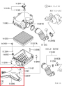 MITSUBISHI L200- PICK UP- 06/15; HAVA FİLTRE KUTUSU ALT GİRİŞ