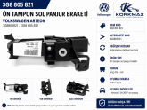 3G8805821 Volkswagen Arteon Ön Sol Panjur Braketi
