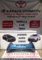 2016-2018 TOYOTA AURIS ÇIKMA ORJINAL ARKA TAMPON