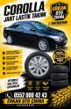 Corolla elegance Jant lastik takımı