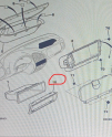Citroen saxo Torpido saklama göz Çerçevesi 8214PN