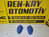 2122000755 2122000754 RENAULT CLİO 4 SAĞ SOL MAVİ AYNA KAPAĞI ORJ