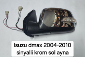 ISUZU DMAX 2004-2010 SİNYALLİ KROM SOL AYNA           (XS1405S26)