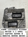 FDMR 12249823 Z16XEP MT35E 2.1 OPEL ZAFİRA ASTRA H MOTOR BEYNİ