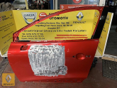 RENAULT CLİO 4 SOL ÖN KAPI KIRMIZI ORJİNAL ÇIKMA YEDEK P