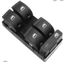 AUDİ A4 SOL CAM DUGMESİ 02-08 8E0959851 SİYAH