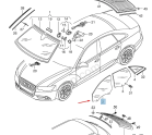 Oto Çıkma Parça / Audi / A4 / Oto Cam / Kapı Camları / Çıkma Parça 