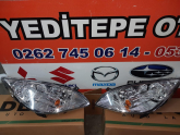 mitsubishi colt sağ sol ön farlar 2004-2008