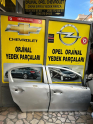 Opel Corsa d sağ ön arka kapı çıkma Orjinal gri