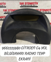 9662225980 CİTROEN C4 YOL BİLGİSAYARI RADYO TEYP EKRANİ