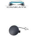 ÖN TAMPON ÇEKİ KAPAĞI CADDY 2020-