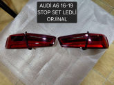 4G5945095 AUDİ A6 2016-2019 STOP SET LEDLİ ORJİNAL ÇIKMA TEMİZ