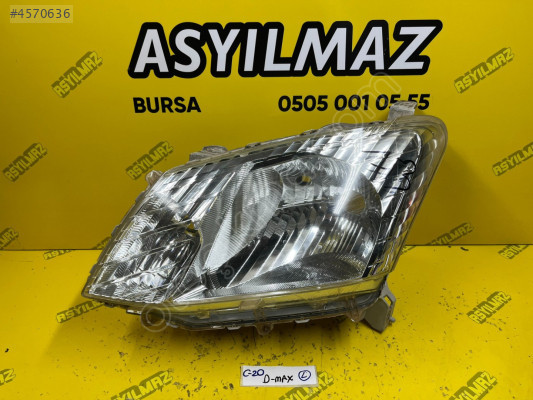 İSUZU D-MAX SOL FAR (ORJİNAL) - HATASIZ
