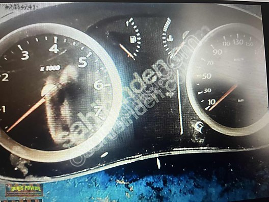 Renault clio km saati göstergeler