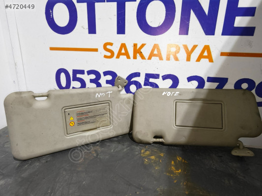 Nissan  note güneşlik