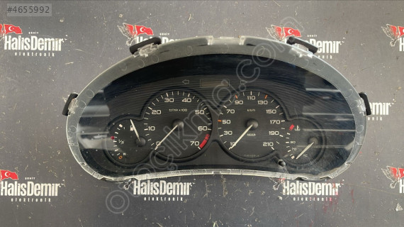 専用ページ PEUGEOT 206 1.4i (206, T1) 1999 - 2000 Engine code KFX Gösterge