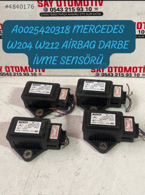 A0035420318 MERCEDES W211 W219 W169  AİRBAG DARBE İVME SENSÖRÜ