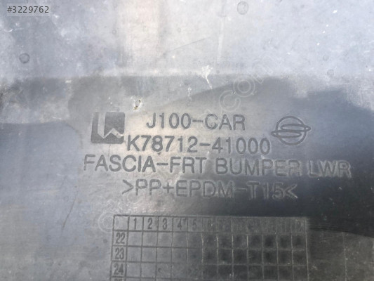 SSANGYONG KYRON ÖN TAMPON ALT SPOİLER K78712-41000 Ankara | Oto Çıkma